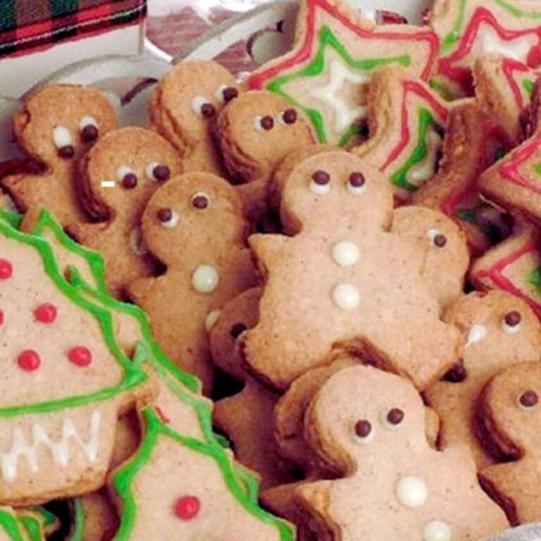 Biscoitos Veganos Decorados de Natal