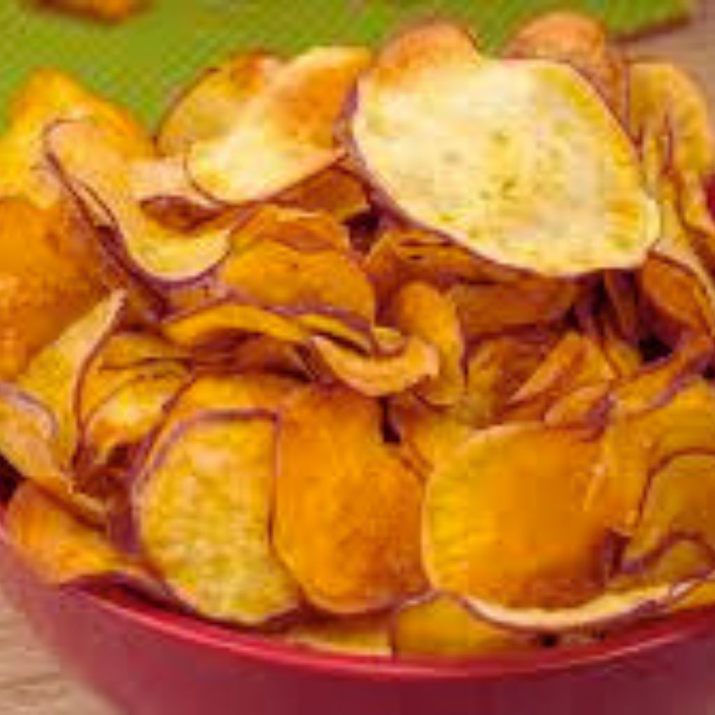 Chips Crocantes de Batata-Doce com Páprica