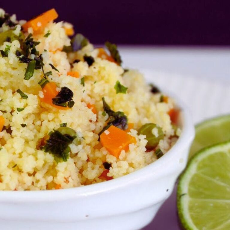 Cuscuz de Legumes com Toque de Limão