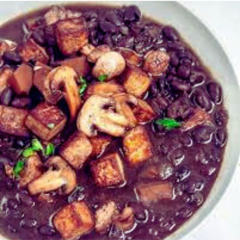 Feijoada Vegana Natalina com Laranja