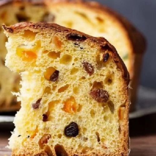 Panetone Vegano Recheado com Frutas Cristalizadas