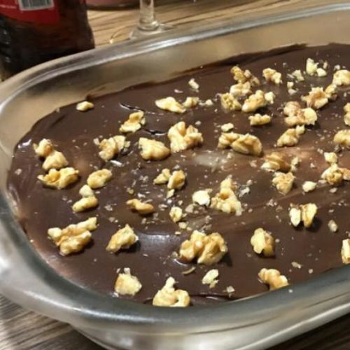 Pavê Vegano de Chocolate e Nozes