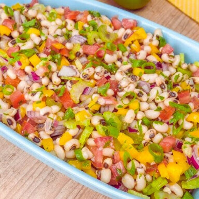 Salada de Feijão Fradinho com Vinagrete de Limão