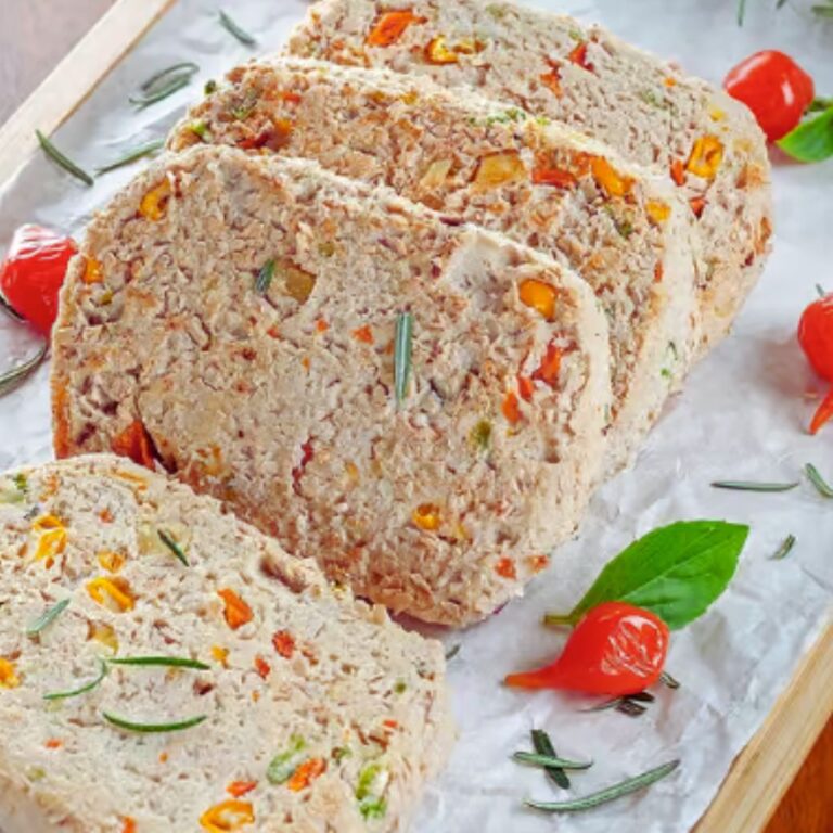 Terrine Vegana de Grão-de-Bico e Legumes