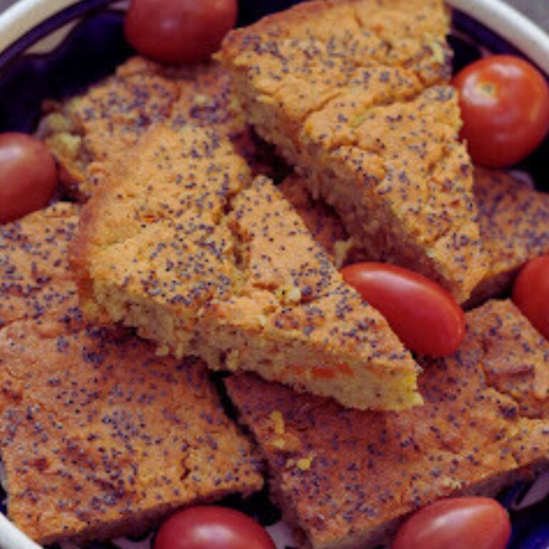 Torta Vegana de Lentilha com Crosta de Nozes