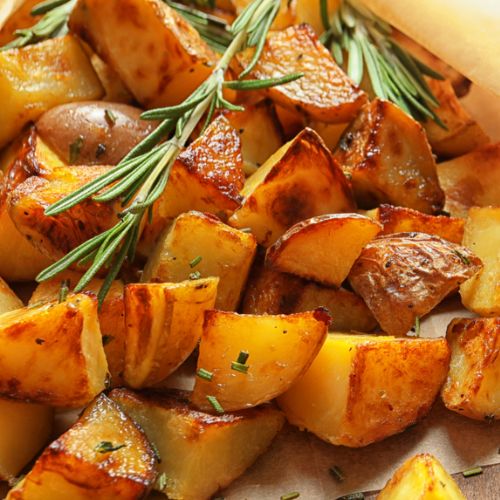 Batatas Rústicas Veganas com Molho de Ervas Low Carb