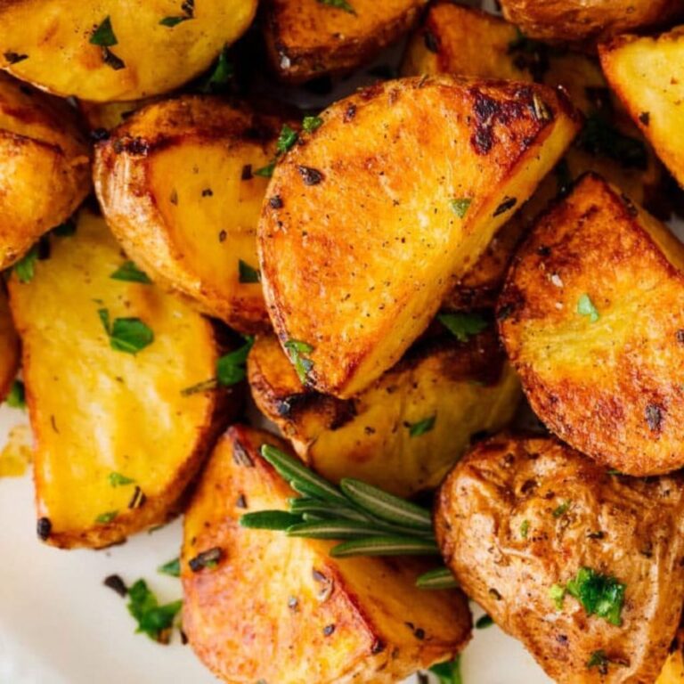 Batatas Rústicas Veganas com Páprica Defumada Low Carb
