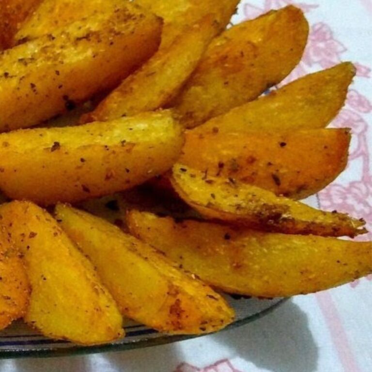 Batatas Rústicas com Molho de Mostarda e Alho Sem Glúten