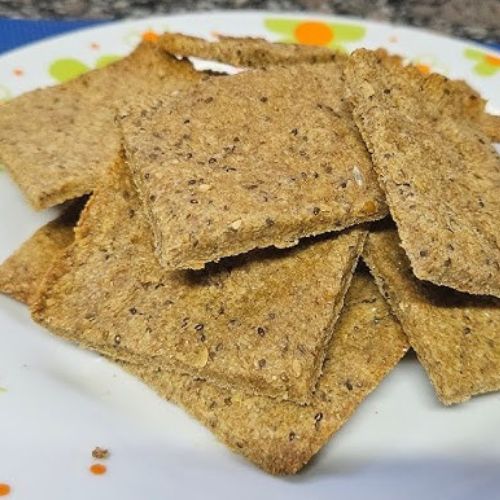 Biscoito Vegano de Linhaça e Chia Sem Glúten