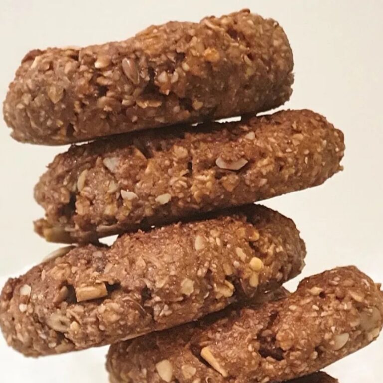 Biscoitos Veganos de Cacau e Aveia Sem Glúten