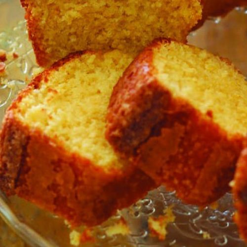Bolo Vegano de Limão com Gengibre Sem Açúcar