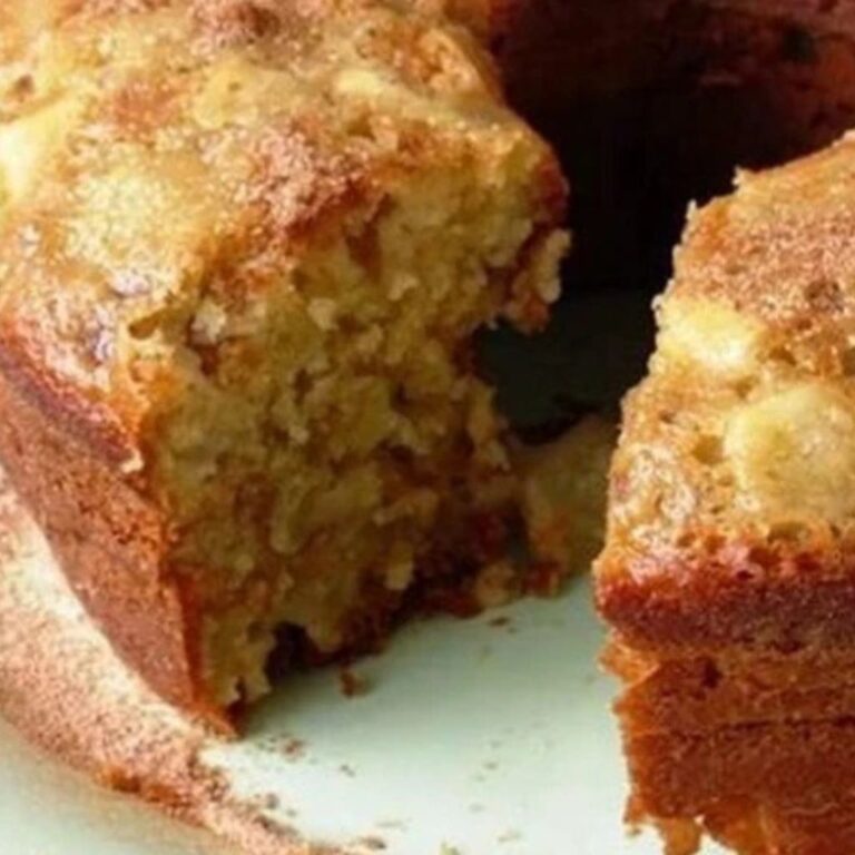 Bolo Vegano de Maçã com Canela Sem Açúcar