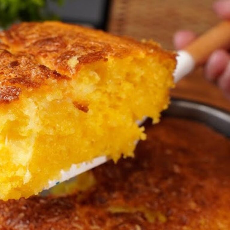 Bolo Vegano de Milho com Leite de Coco Sem Glúten