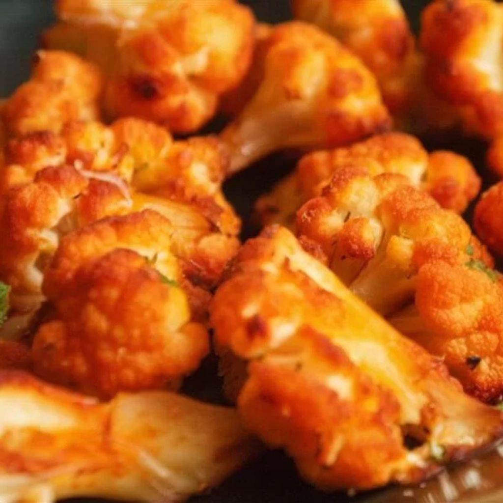 Couve-Flor Assada com Molho de Amendoim Low Carb