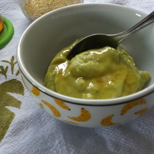 Creme Vegano de Abacate com Melado Sem Açúcar