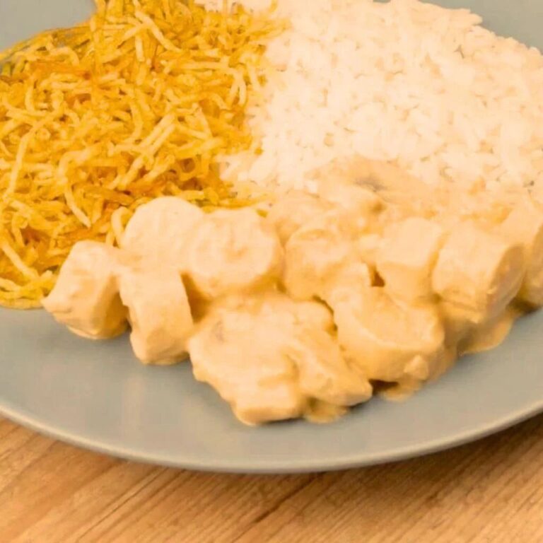 Estrogonofe Vegano de Palmito com Leite de Coco Sem Glúten