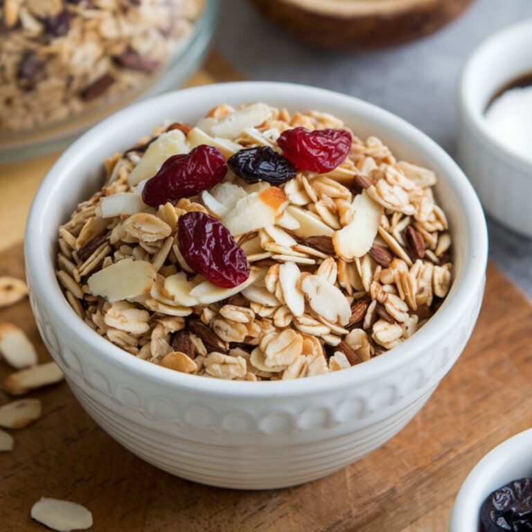 Granola Caseira com Coco e Linhaça Fitness