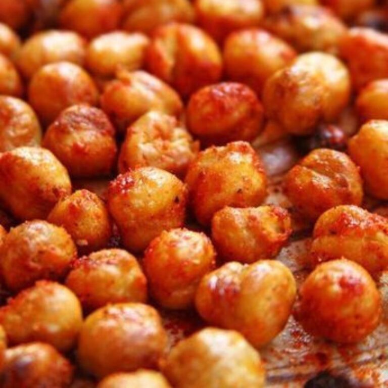Grão-de-Bico Assado com Páprica e Limão Low Carb