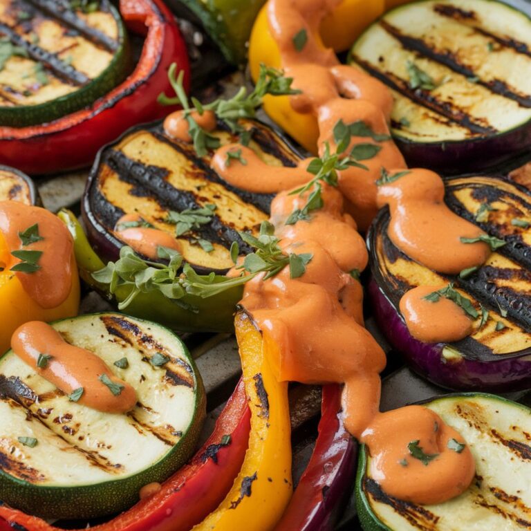 Legumes Grelhados Veganos com Molho de Laranja Fitness