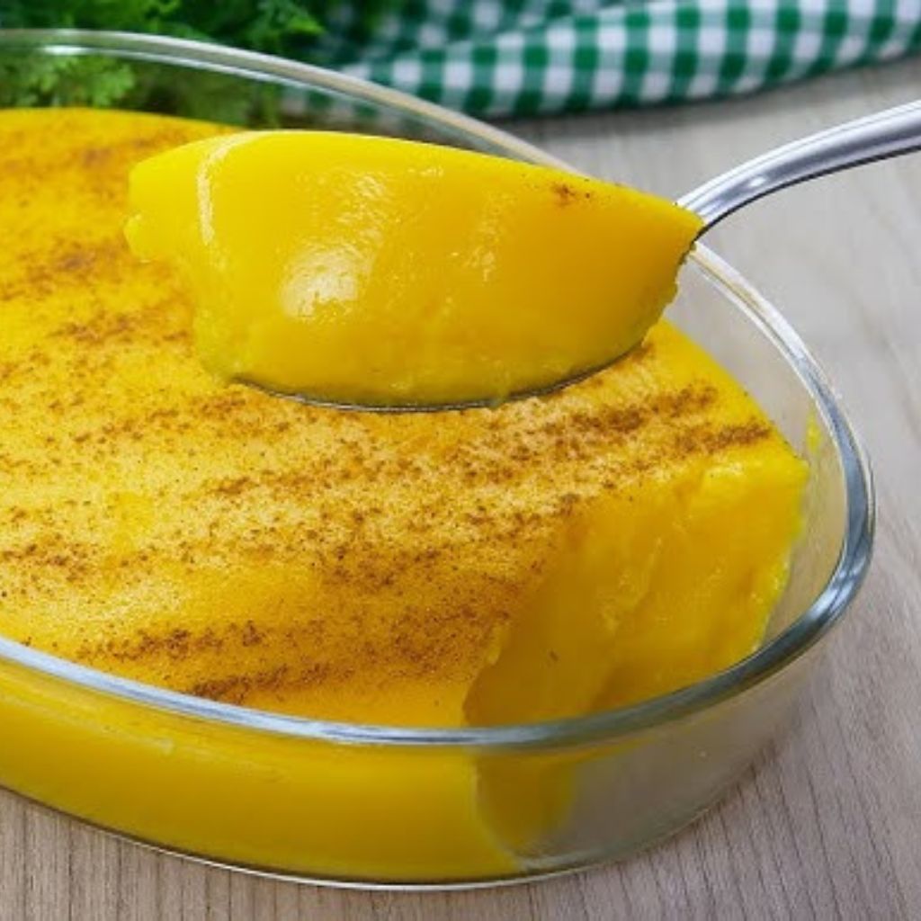 Mingau de Milho Verde Vegano com Leite de Coco Fitness