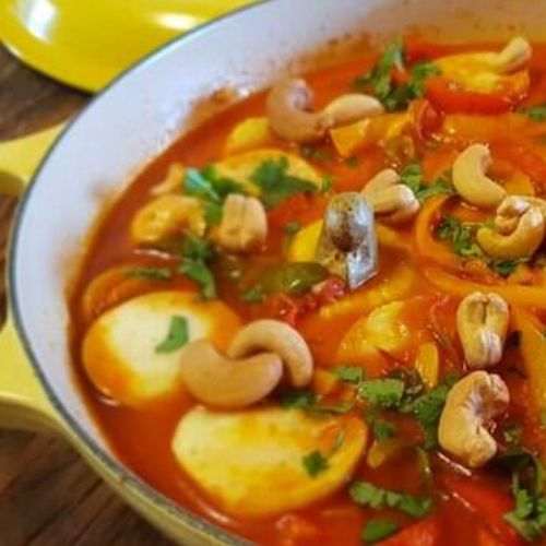 Moqueca Vegana de Caju com Leite de Coco Sem Glúten