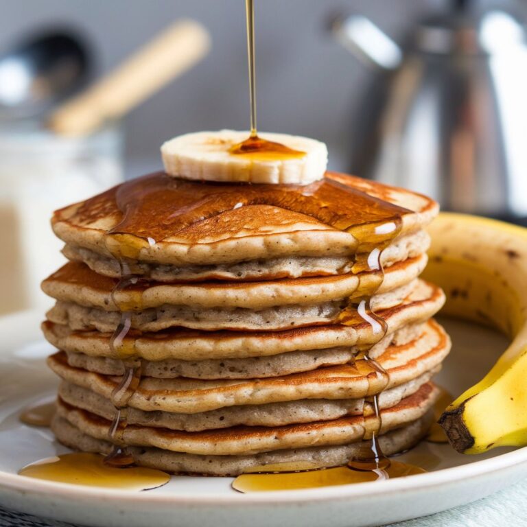 Panquecas Veganas de Banana com Linhaça Sem Açúcar