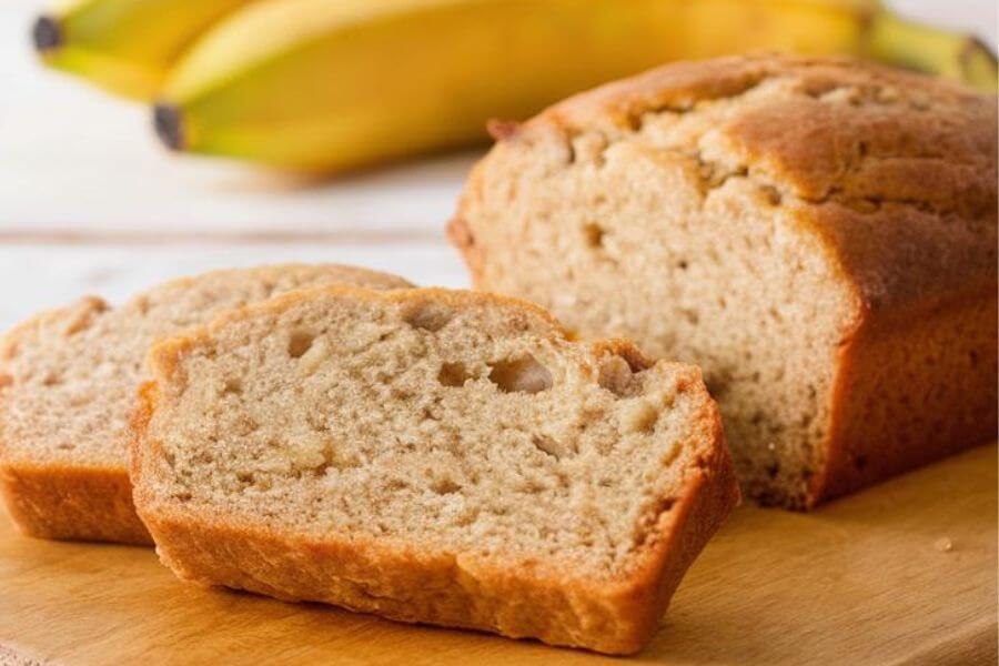 Pão Vegano de Banana com Aveia Sem Glúten