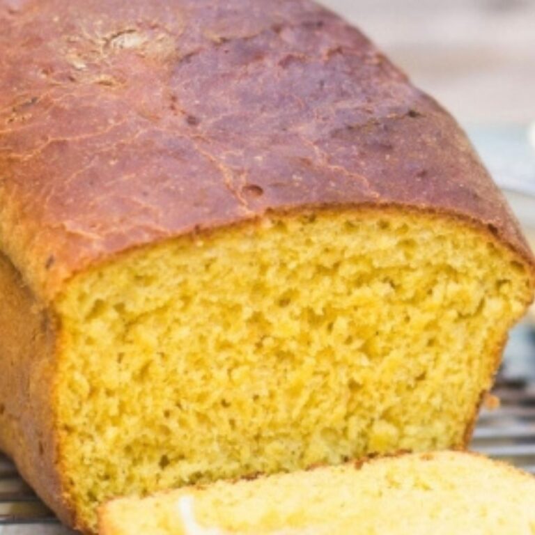 Pão de Milho Vegano Caseiro Fitness