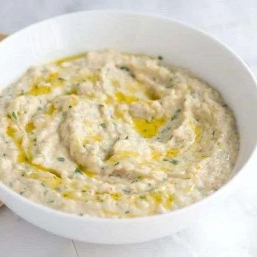 Patê de Berinjela Vegano com Pão Sírio Fitness