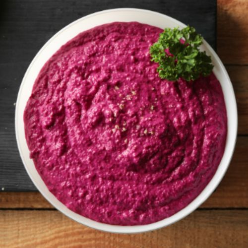 Patê de Beterraba Vegano com Torradas Integrais Fitness