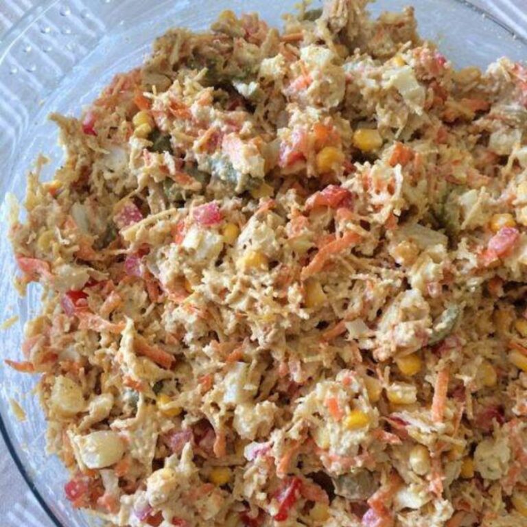 Salpicão Vegano com Maionese de Castanhas Fitness