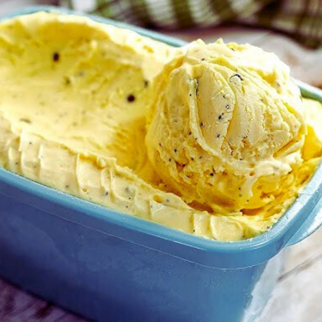 Sorvete Vegano de Maracujá com Leite de Coco Sem Açúcar