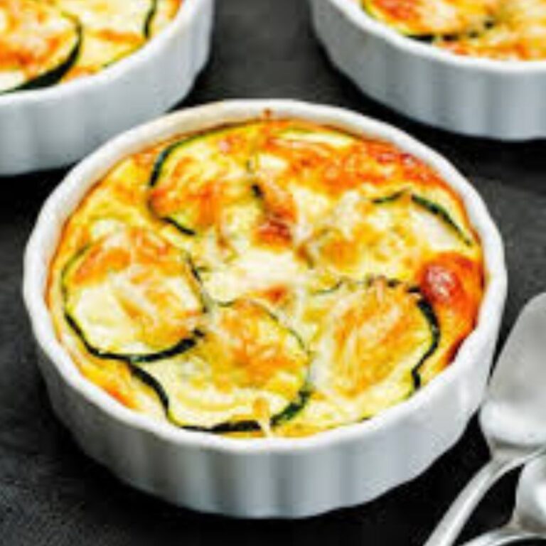 Suflê de Abobrinha Vegano com Farinha de Linhaça Fitness