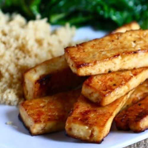 Tofu Grelhado com Legumes ao Shoyu Fitness