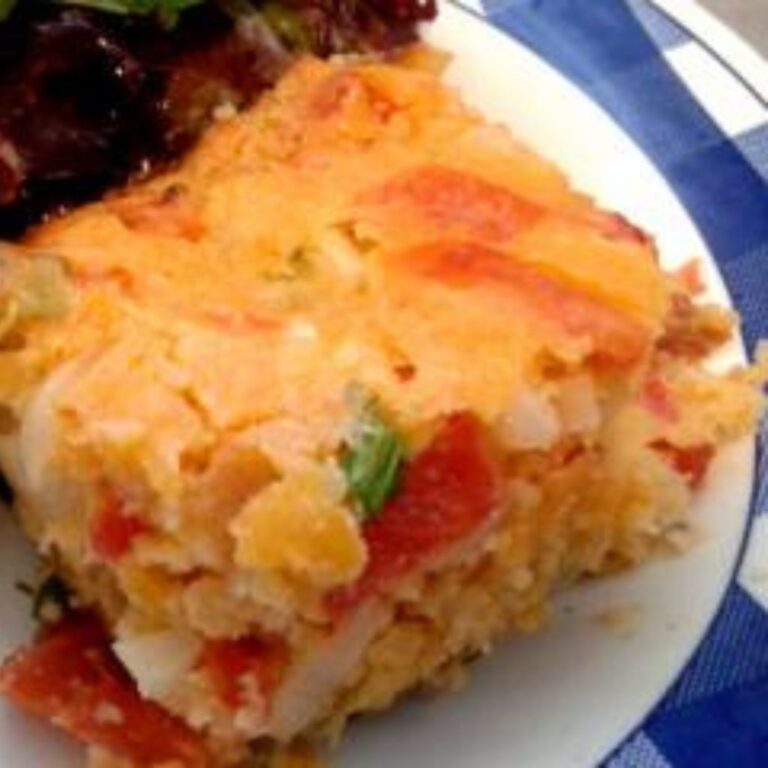 Torta Salgada Vegana de Milho com Tomates Sem Glúten
