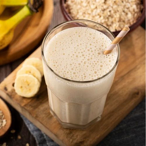 Vitamina de Banana, Aveia e Linhaça Sem Açúcar