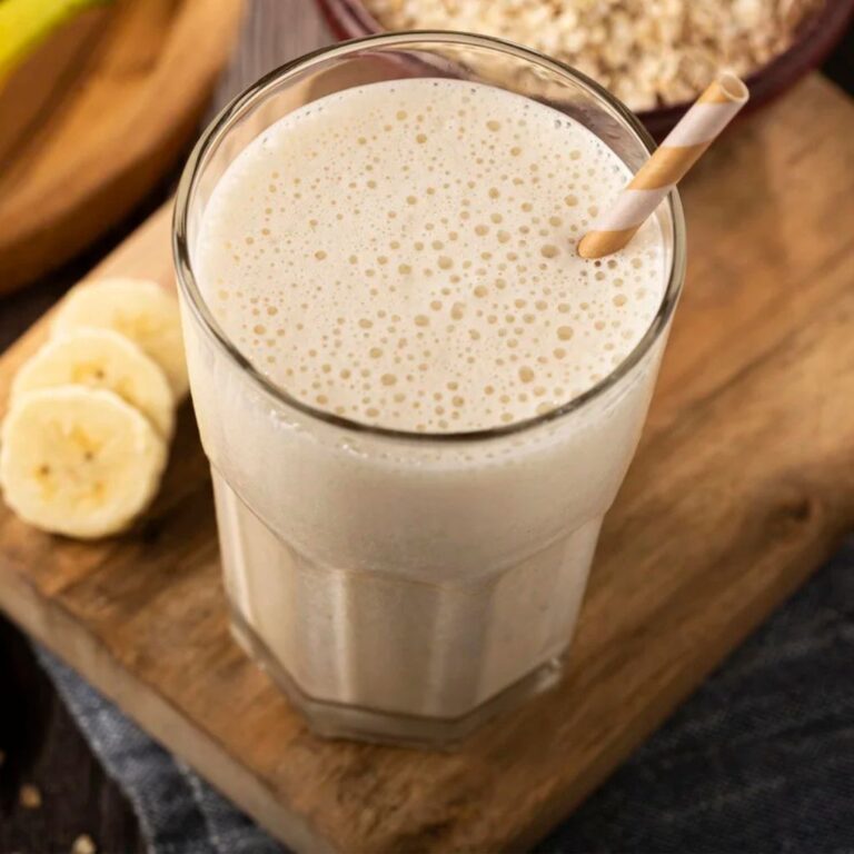 Vitamina de Banana com Gengibre Sem Açúcar