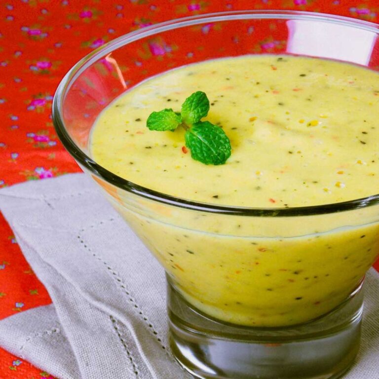 Vitamina de Maracujá com Hortelã Sem Açúcar