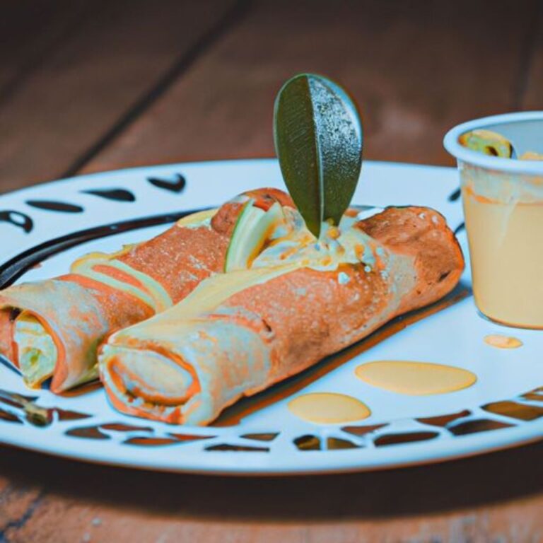 Crepioca Vegana de Maracujá com Coco Sem Açúcar