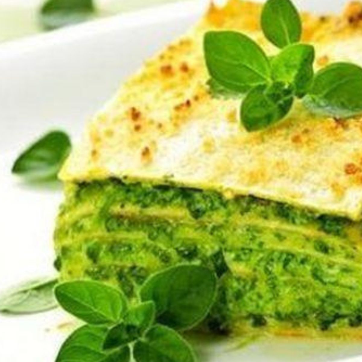 Lasanha Vegana de Espinafre e Creme de Castanha-de-Caju