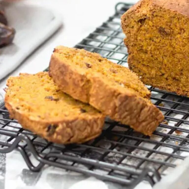 Pão de Abóbora Vegano com Especiarias Sem Glúten